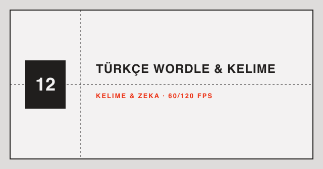 Türkçe Wordle & Kelime